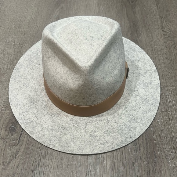 Women’s Kooringa 58CM 100% Wool Light Speckled Boater Stetson Derby Safari Hat - Picture 2 of 8